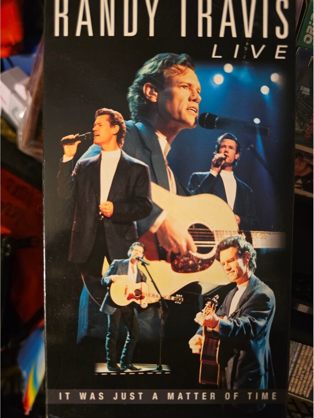 Randy Travis Live: It Was Just a Matter of Time VHS Tape